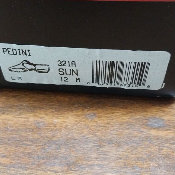 Capezio Tan Flats with Elegant Ankle Strap - Picture 7 of 7